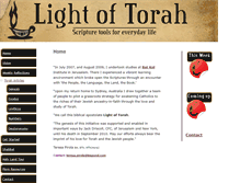 Tablet Screenshot of lightoftorah.net